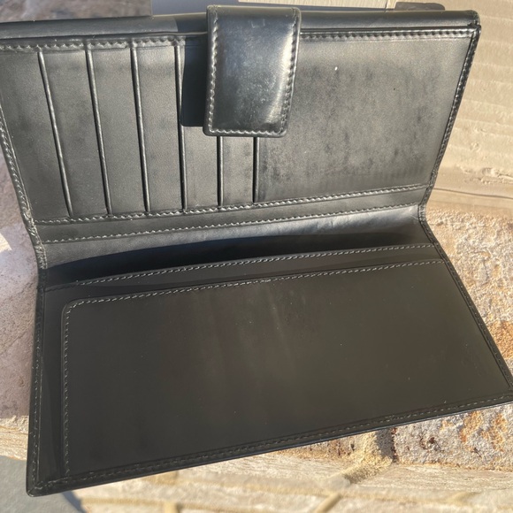 Authentic Gucci Long Wallet Black leather - Picture 5 of 9